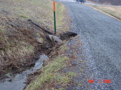 Before project - Culvert replacement in Upper Frankford Township