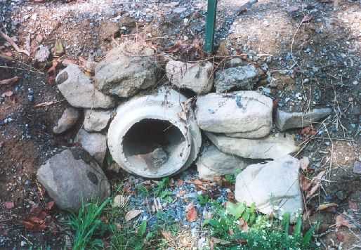 New concrete culvert & headwall